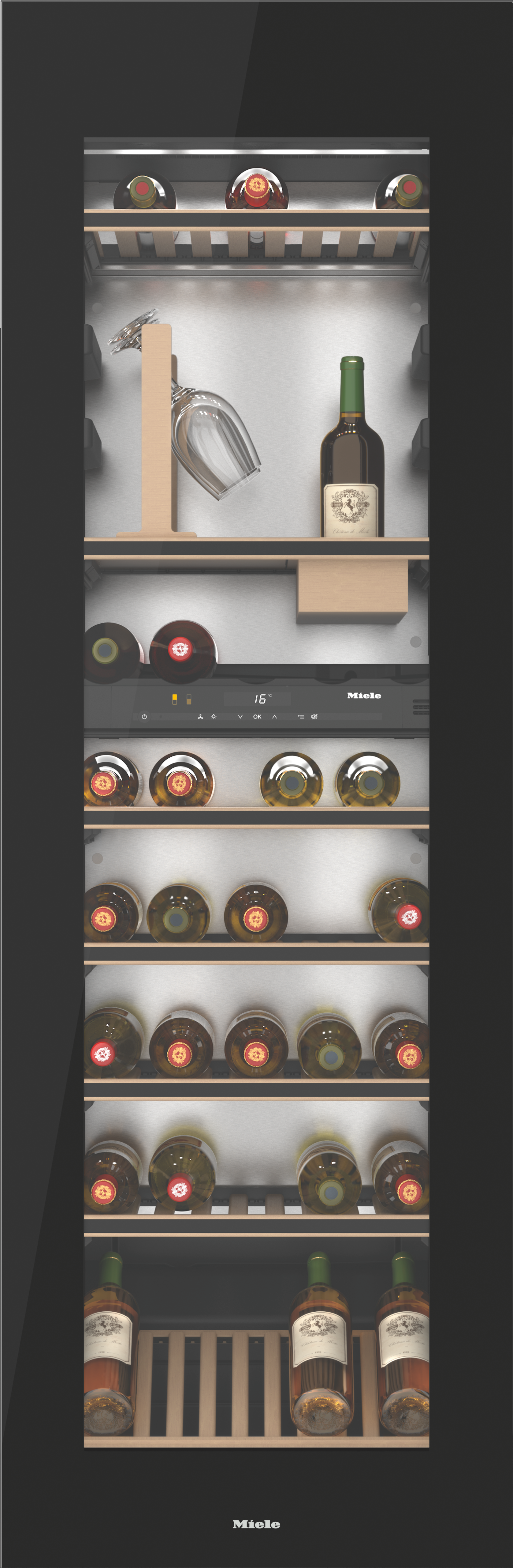 Миле Винный холодильник KWT 6722 iGS-1 obsw чёрный обсидиан Miele