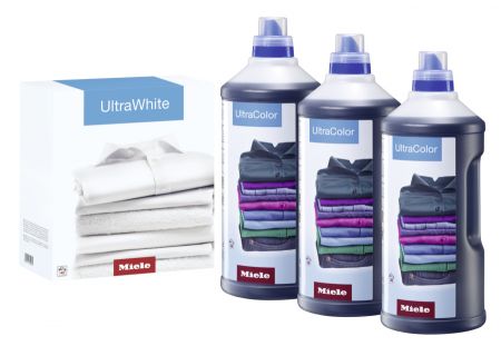 Набор моющих средств для ухода за бельём 3×UltraColor + 1×UltraWhite Miele купить в Оренбурге | Всегда в наличии! | Артикул 11518190 | Официальный сайт