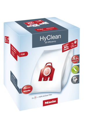 Комплект мешков пылесборников Allergy XL Pack 2 HyClean FJM + фильтр HA 50 Miele купить в Оренбурге | Всегда в наличии! | Артикул 10632910 | Официальный сайт