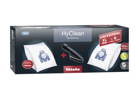Комплект мешков-пылесборников Universal XL pack HyClean 3D GN Miele купить в Оренбурге | Всегда в наличии! | Артикул 11476550 | Официальный сайт