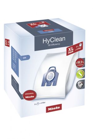Комплект мешков пылесборников XL GN HyClean 3D Miele купить в Оренбурге | Всегда в наличии! | Артикул 10455000 | Официальный сайт